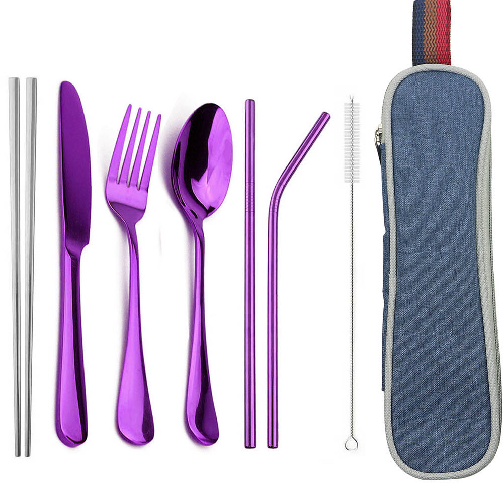 Camping Cooking And Cutlery Set - Столовые приборы из нержавеющей стали JANKNG,