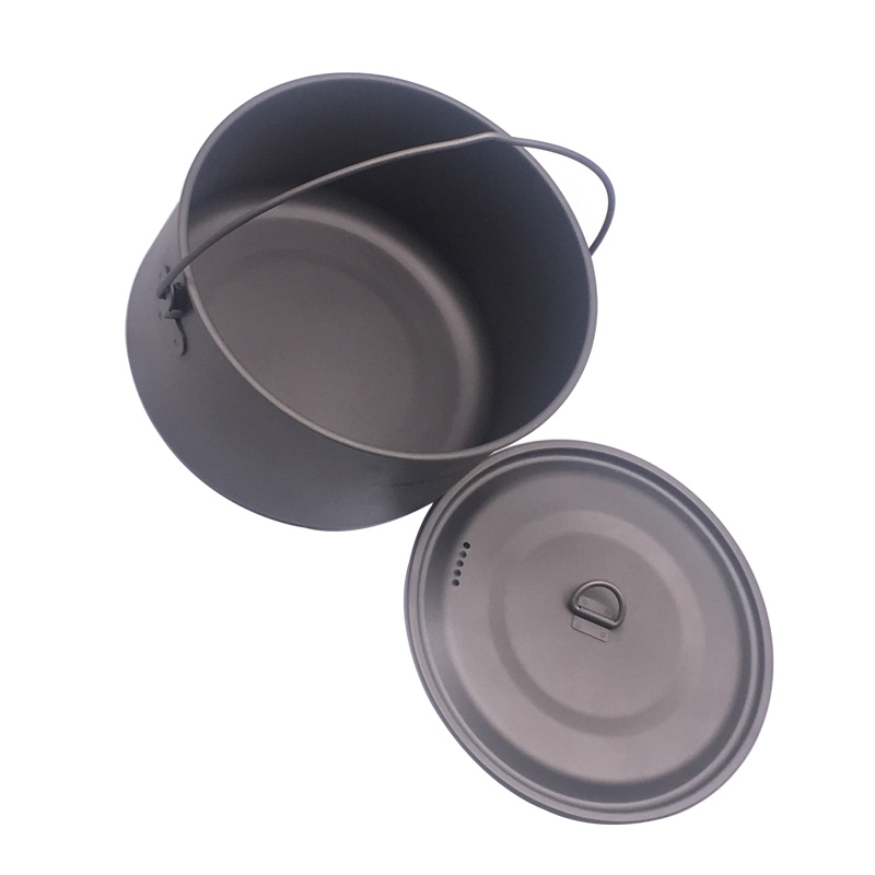 Camping Cooking Pot Stainless Steel - FLAME'S CREED 1100 мл 1950 мл