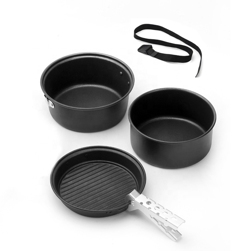 Camping Cooking Mess Kit - Алюминиевая посуда для кемпинга на открытом