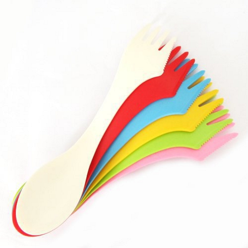 Camping Cooking And Cutlery Set - Набор походной посуды 3-в-1 из 6