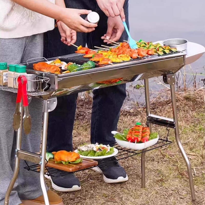 Camping Cooking Requirements - Гриль для барбекю из нержавеющей стали,