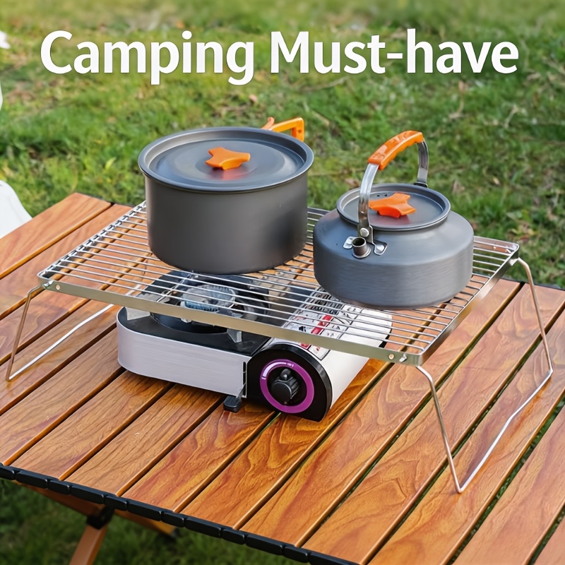 Camping Cooking Lightweight - Портативная складная подставка для костра из