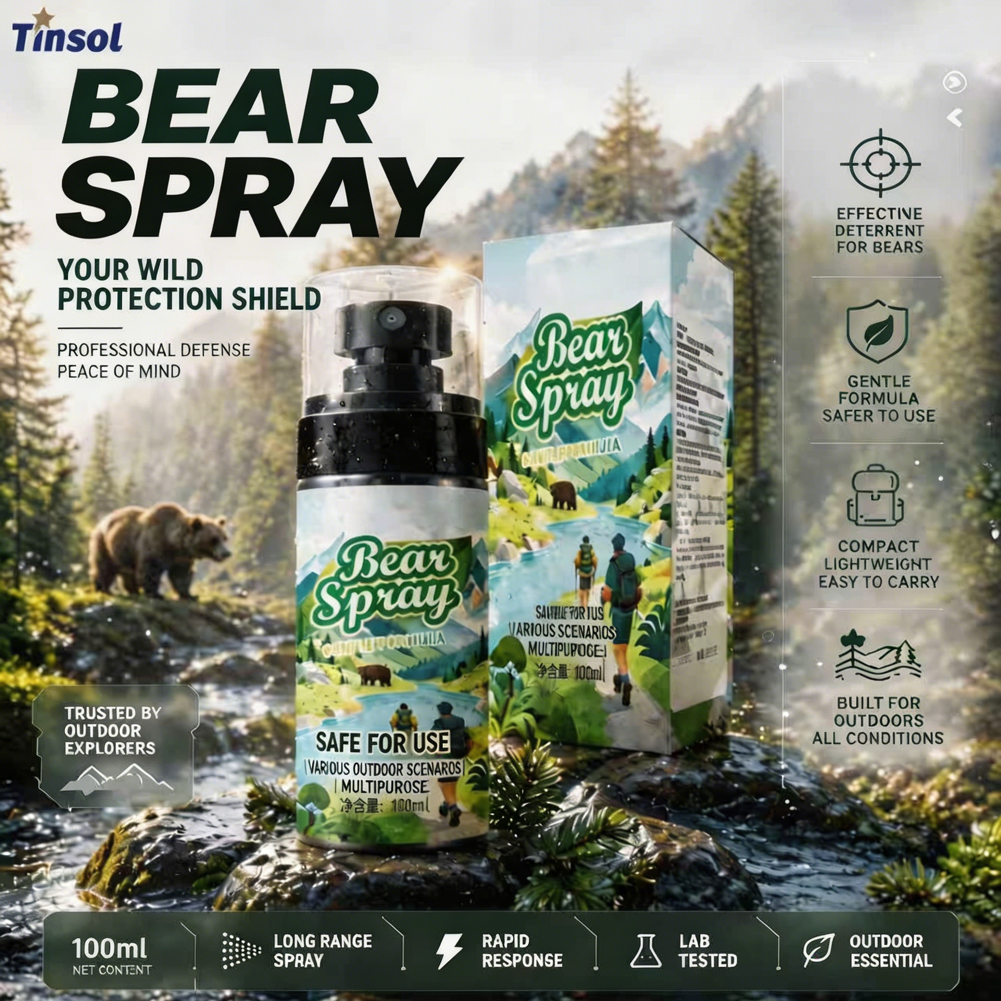 Camping Cooking Oil - Новое средство от отпугивания медведей и