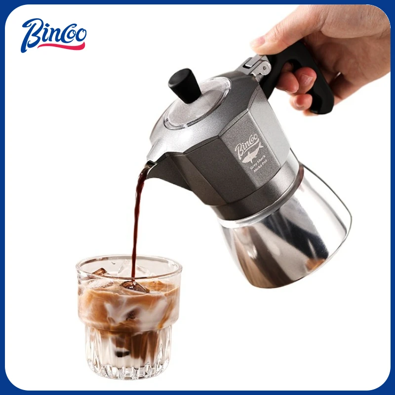 Camping Cooking Utensils - Кофеварка Bincoo Moka Pot на 2