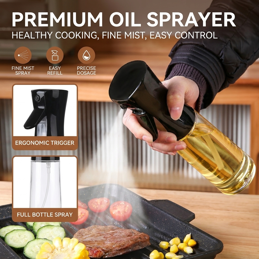 Camping Cooking Oil - Распылитель масла для кухни, распылитель оливкового