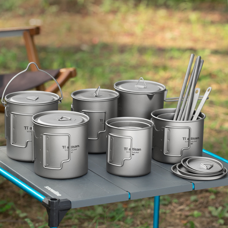 Camping Cooking Oil - Tiartisan уличная титановая легкая портативная чашка