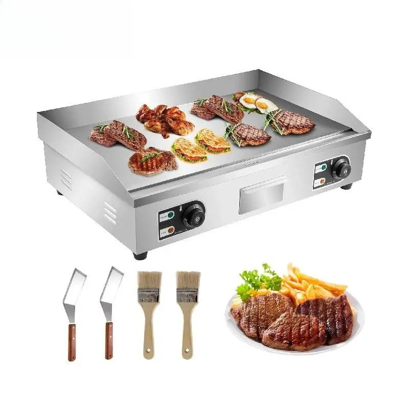 Camping Cooking Flat Top - Электрическая сковорода на столешнице с выдвижным