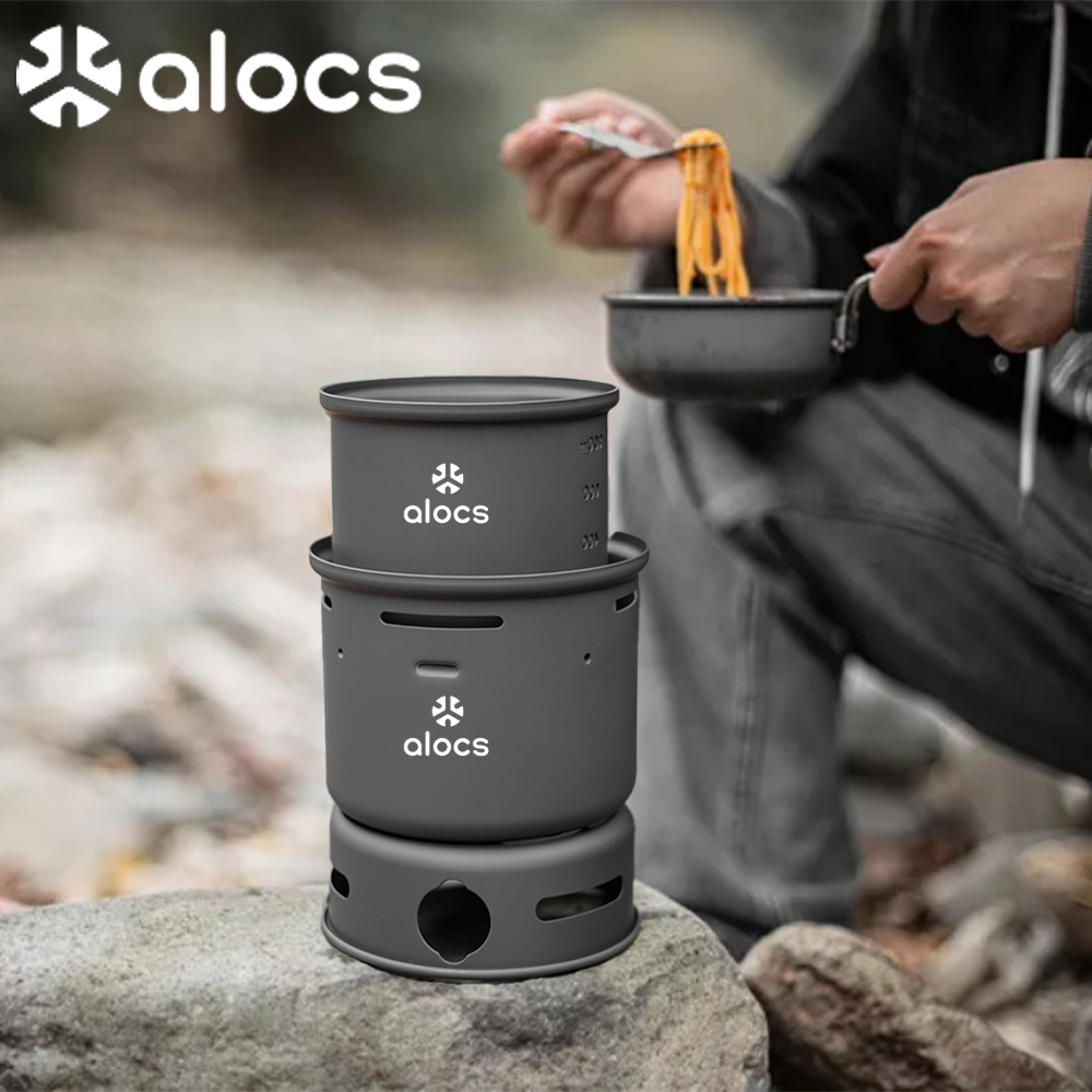 Camping Cooking Alcohol - Походная спиртовая горелка ALOCS из нержавеющей