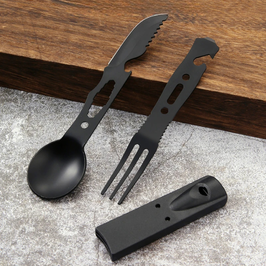 Camping Cooking And Cutlery Set - Уличный набор, многофункциональные ножи для кемпинга,