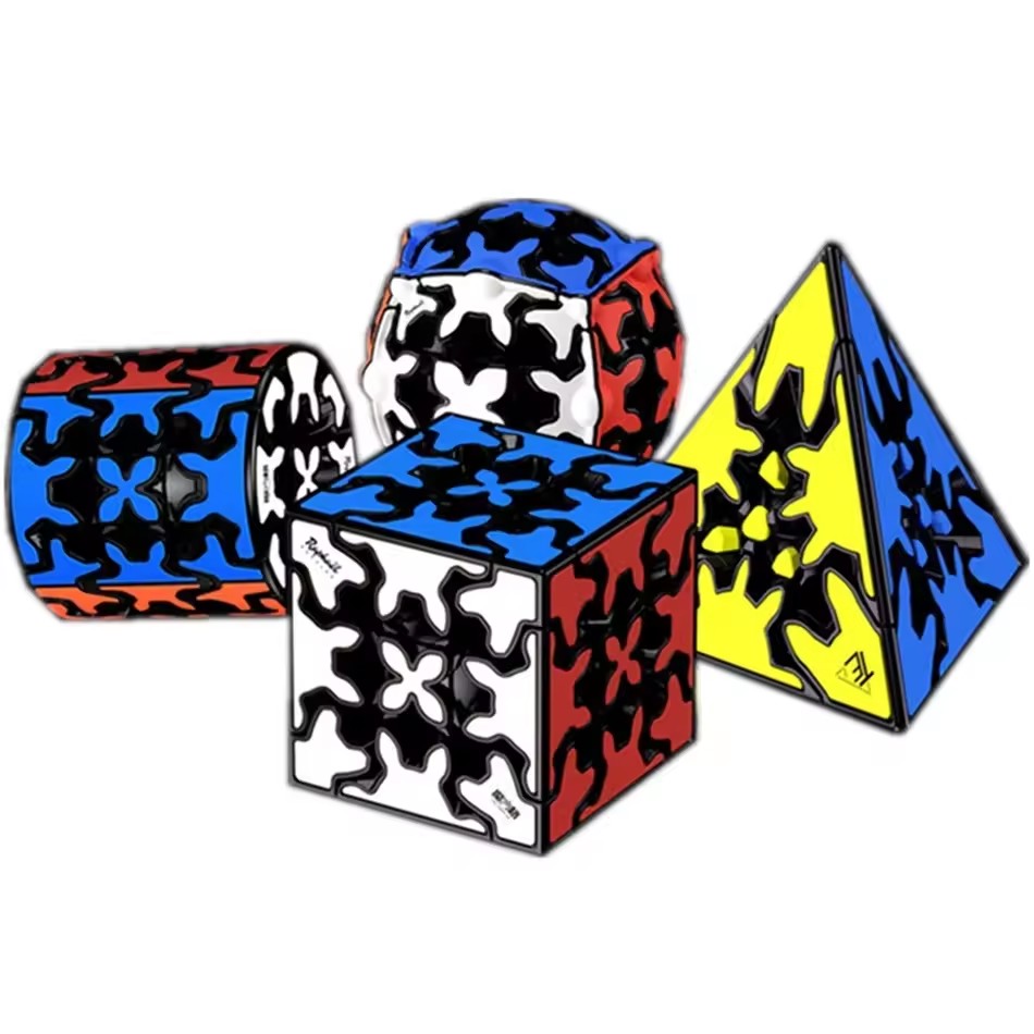 Fire Starter Cube - QiYi Gear Cube 3x3x3 Пирамида цилиндрическая