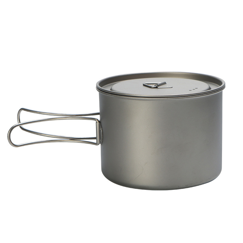 Camping Cooking Lightweight - Титановый кастрюля для пикника, 750 мл,