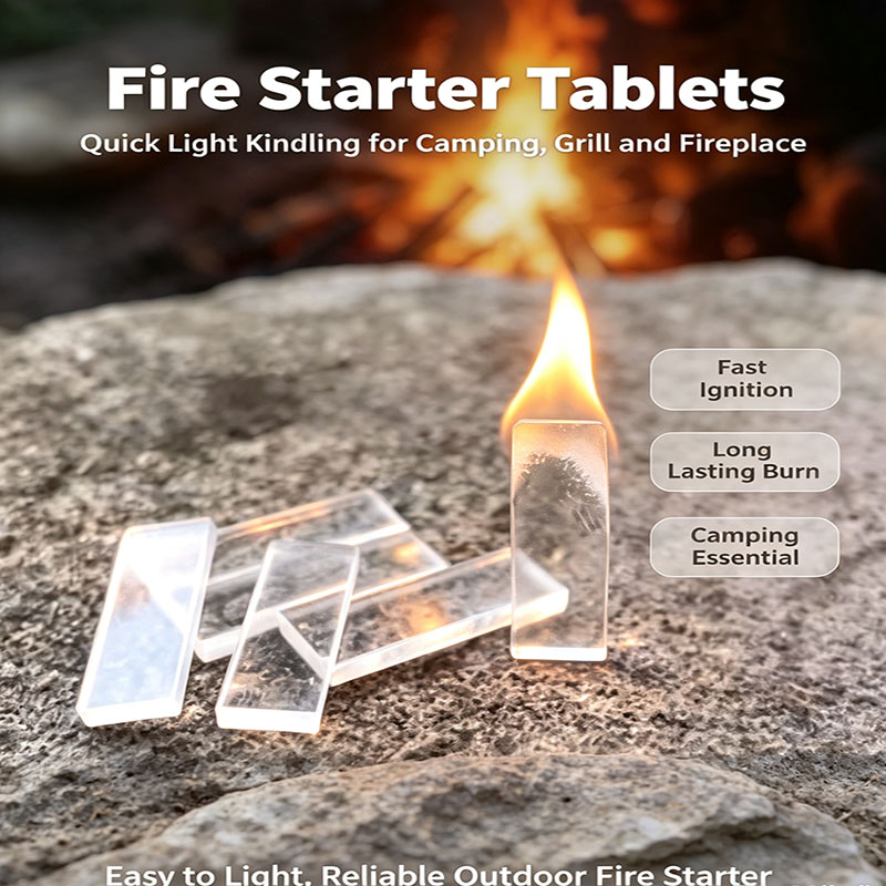 Fire Starter Cube - 100 штук водонепроницаемых кубиков для розжига