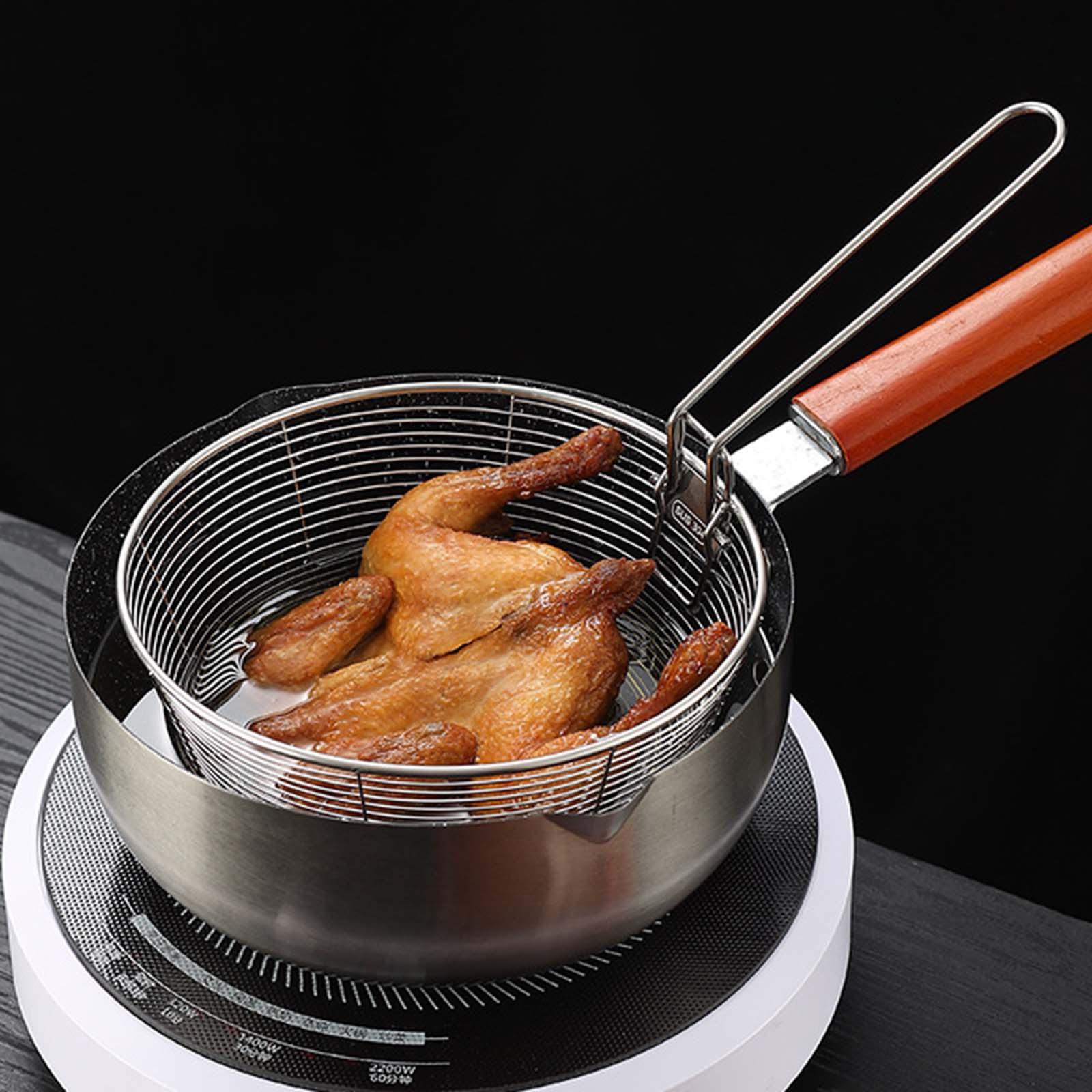 Camping Cooking Mesh - Корзина для жарки из нержавеющей стали,