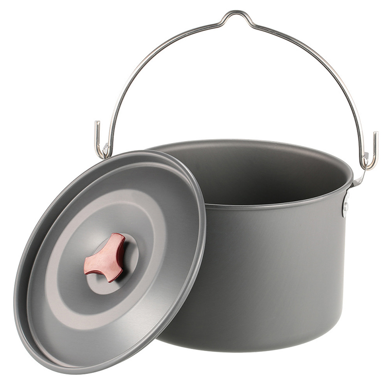 Camping Cooking Pot Tripod - 4-литровые подвесные котелки для кемпинга, походный