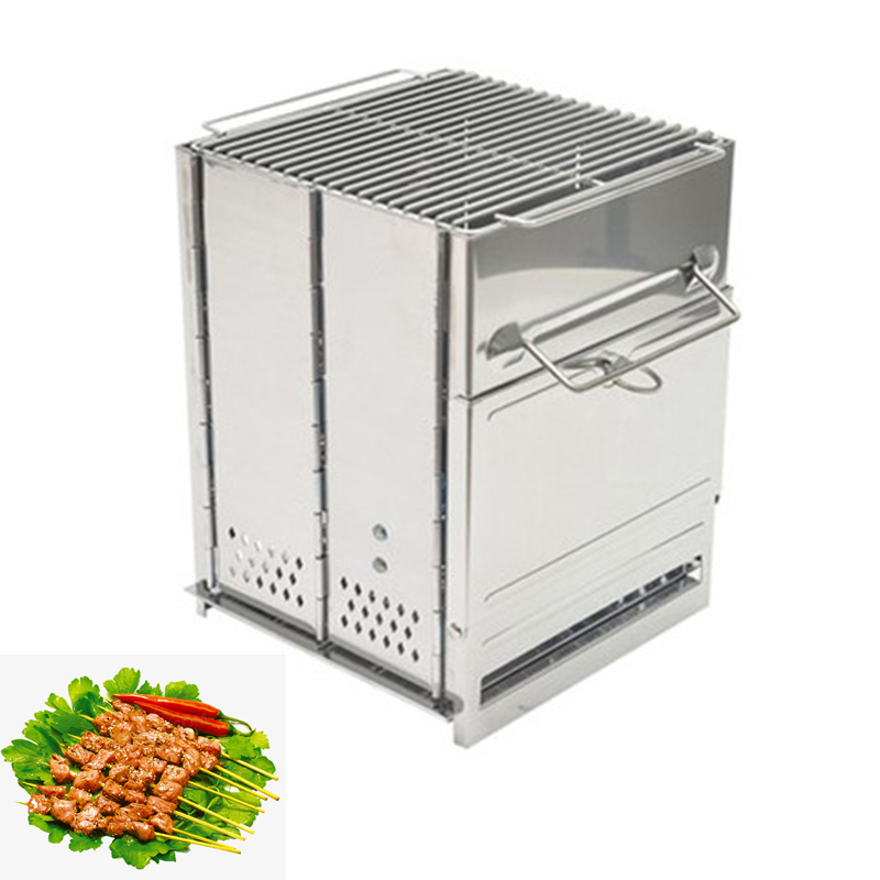 Camping Cooking Portable - Портативная разборная дровяная печь для кемпинга