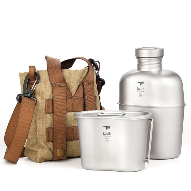 Camping Cooking Kit Box - Keith титановый набор для приготовления пищи
