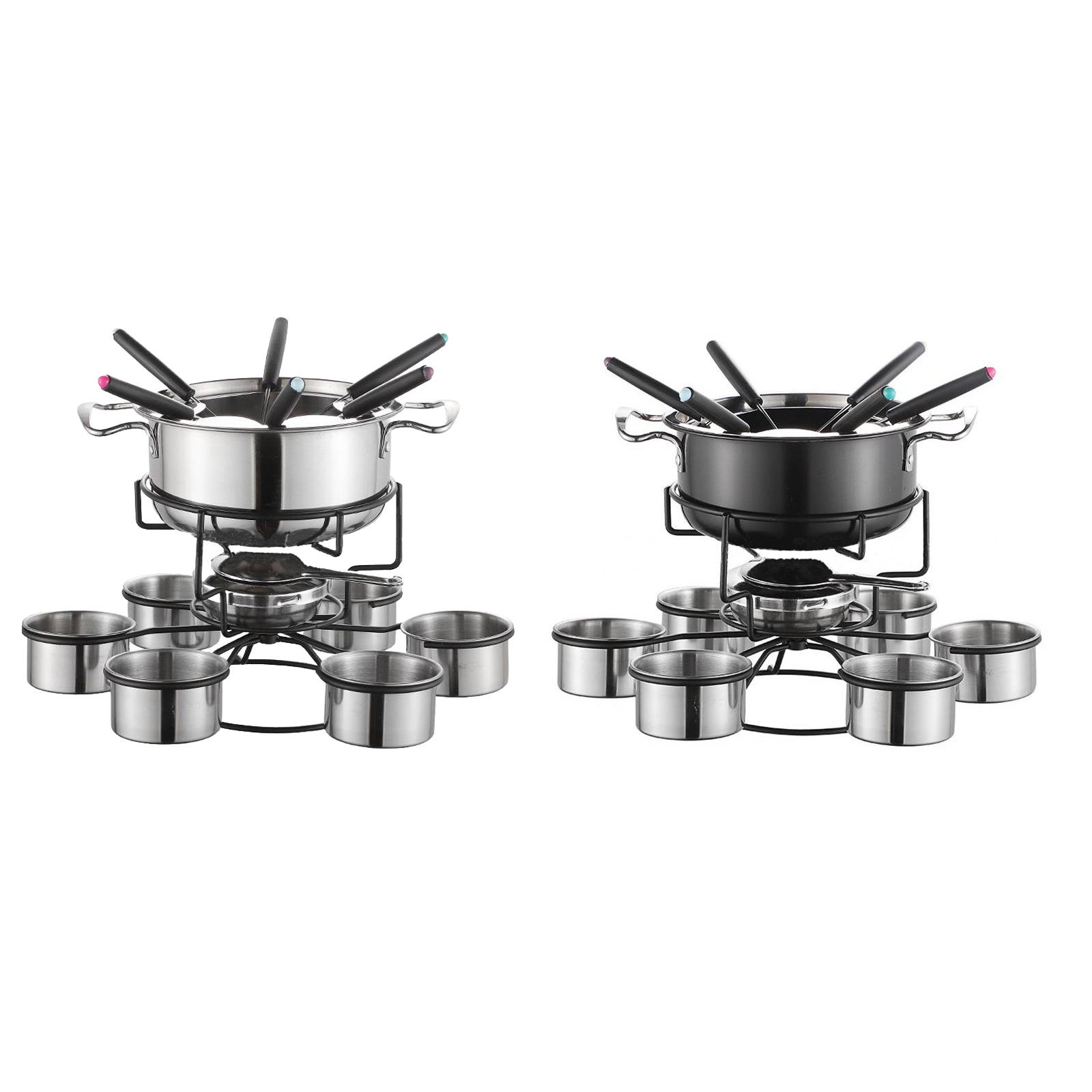 Camping Cooking Pot Stainless Steel - Набор для фондю: утолщенная многофункциональная устойчивая