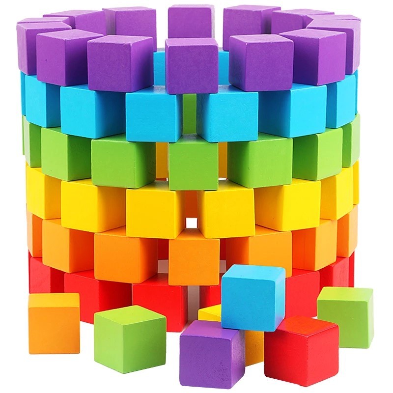 Fire Starter Cube - 30 шт./лот, 2x2 см, деревянные разноцветные