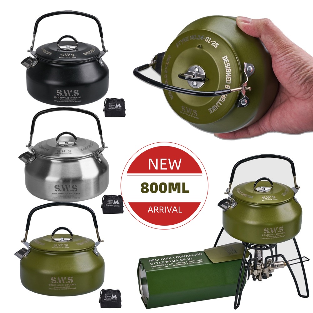 Camping Cooking Lightweight - 0,8 л уличный походный чайник с