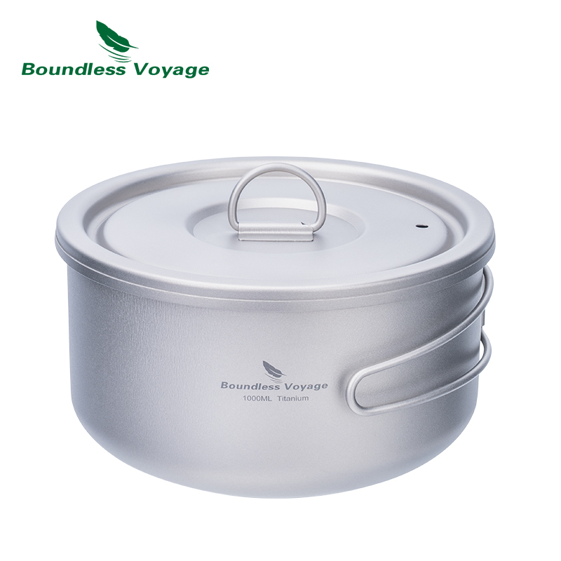 Camping Cooking Lightweight - Титановая походная кастрюля Boundless Voyage с