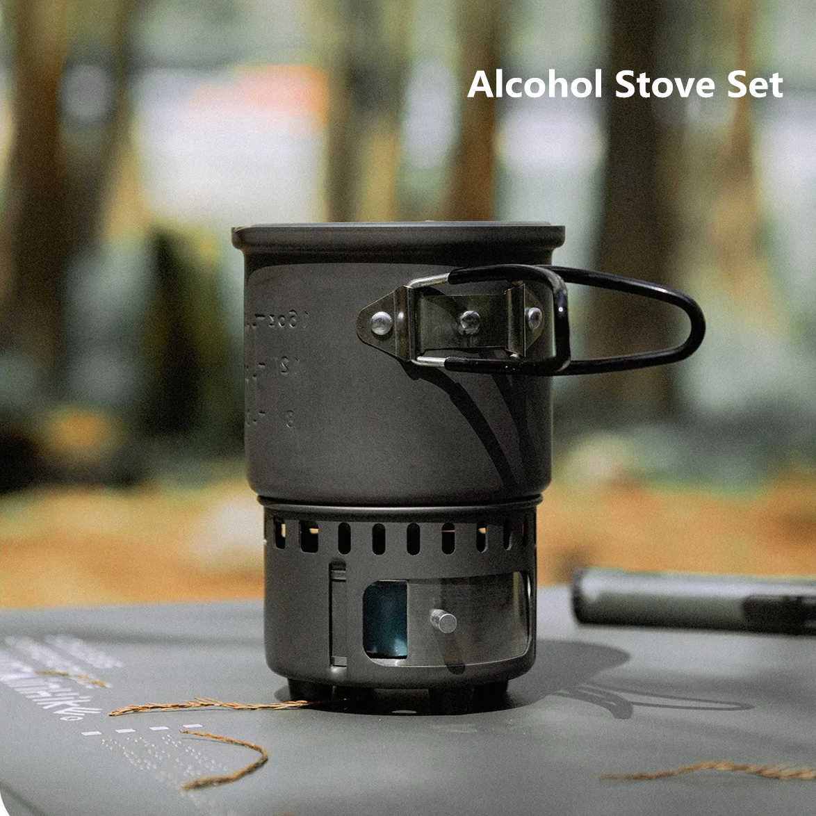 Camping Cooking Alcohol - MOUNTAINHIKER Новый портативный легкий набор для