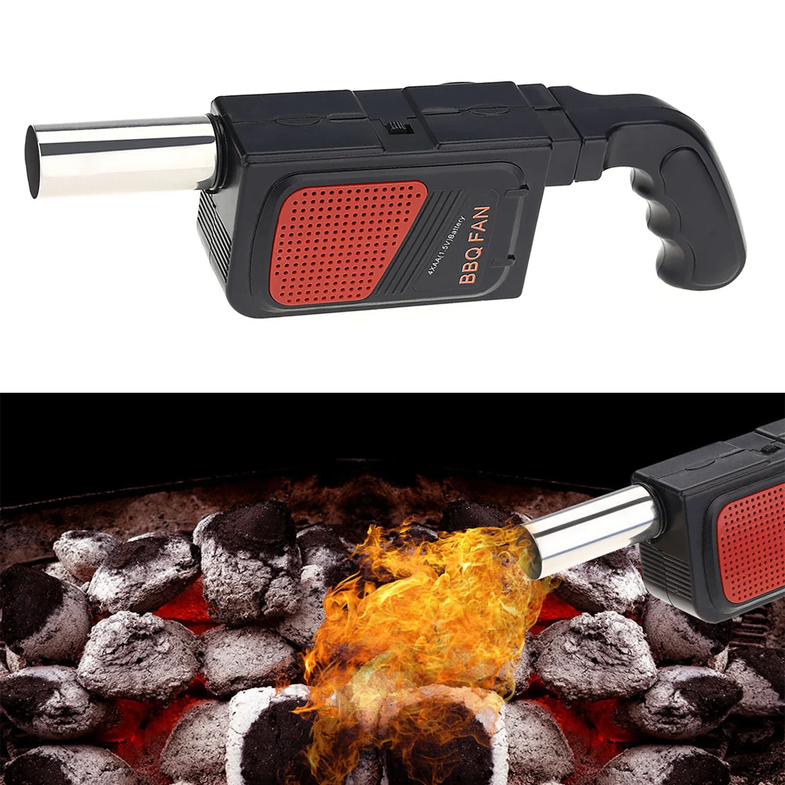 Camping Cooking Portable - Портативный ручной электрический вентилятор-воздуходувка для барбекю,