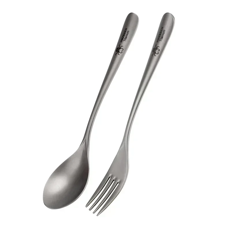 Camping Cooking And Cutlery Set - HWZBBEN Титановая посуда для кемпинга, набор