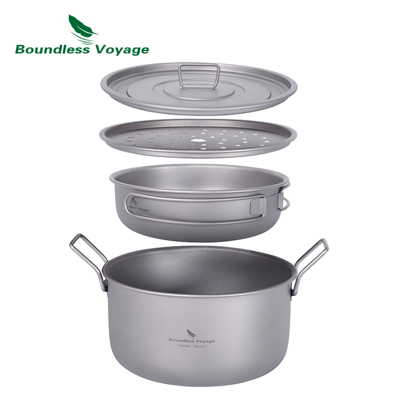Camping Cooking Roll - Многофункциональная титановая Пароварка для супа с