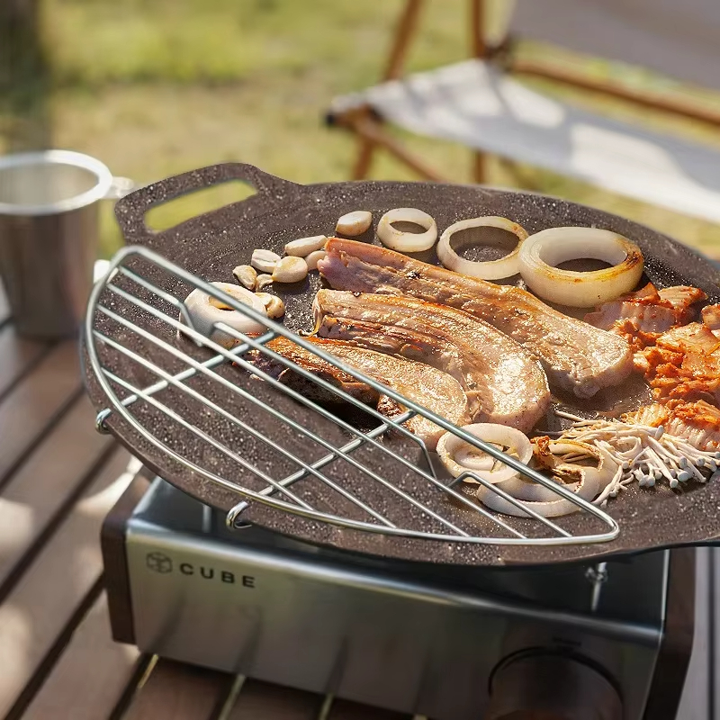 Уличная сетчатая решетка для г – обзор и цена Camping Cooking Pot Stainless Steel