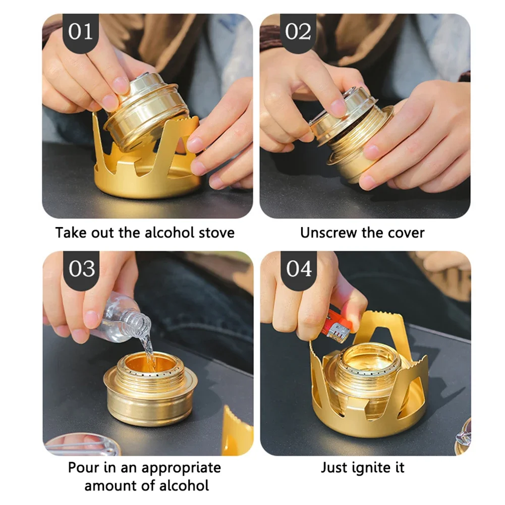 Портативная мини-горелка на сп – обзор и цена Camping Cooking Alcohol
