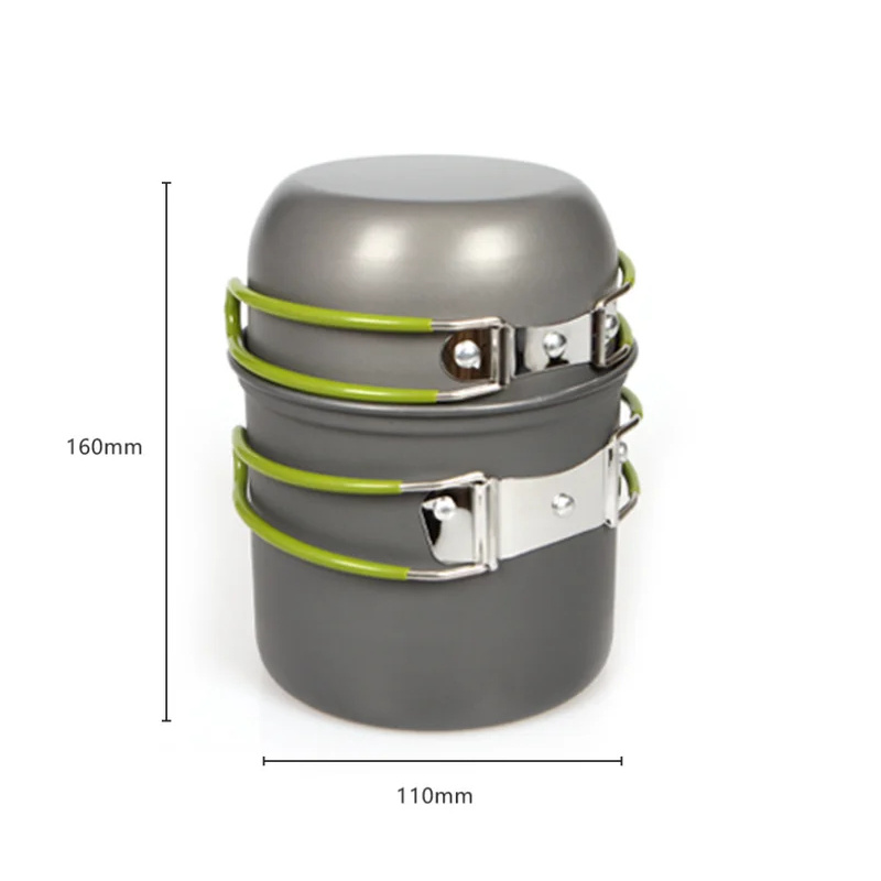 Ультралегкий набор походной по – обзор и цена Camping Cooking Mess Kit