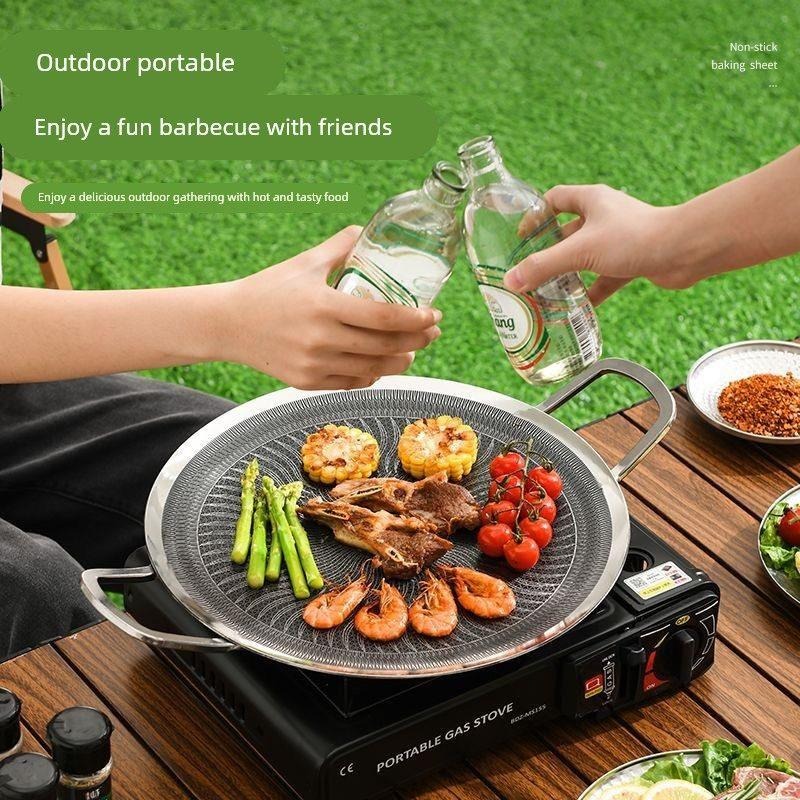 Многофункциональная сковорода- – обзор и цена Camping Cooking Pot Stainless Steel