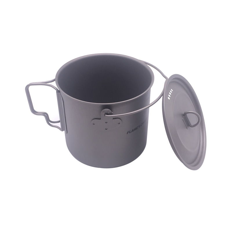 FLAME'S CREED 1100 мл 1950 мл  – обзор и цена Camping Cooking Pot Stainless Steel