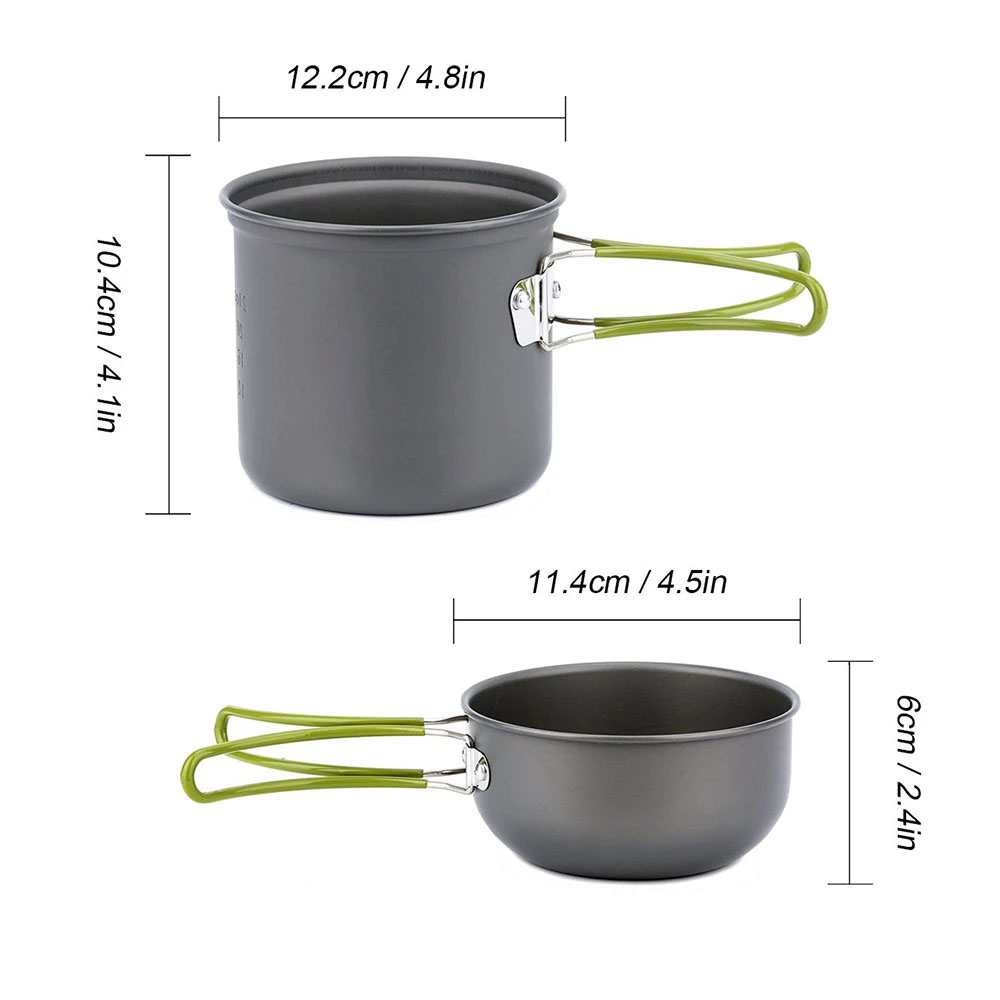 Набор посуды для кемпинга, све – обзор и цена Camping Cooking Mess Kit