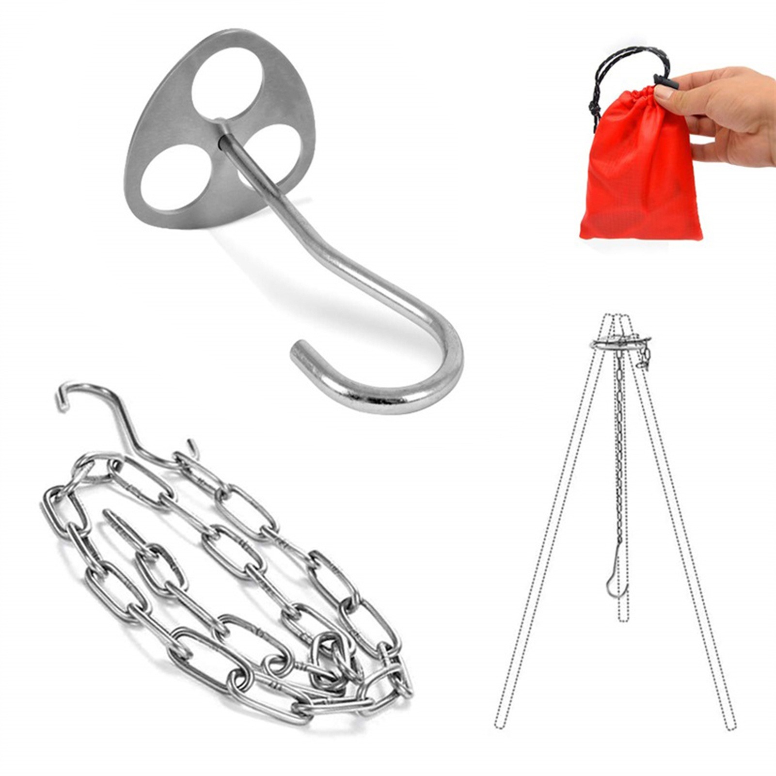 Подставка для штатива для кемп – обзор и цена Camping Cooking Pot Tripod