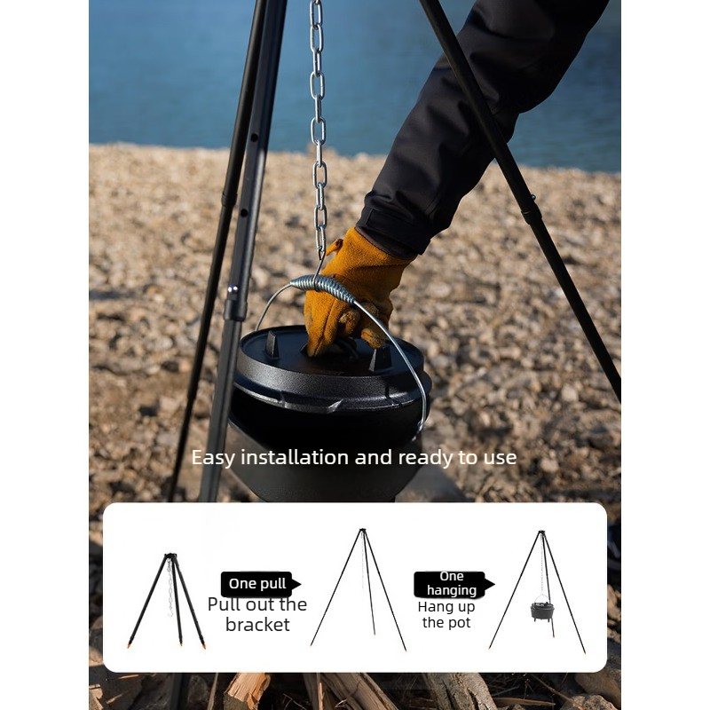 Кронштейн для подвесного котла – обзор и цена Camping Cooking Pot Tripod