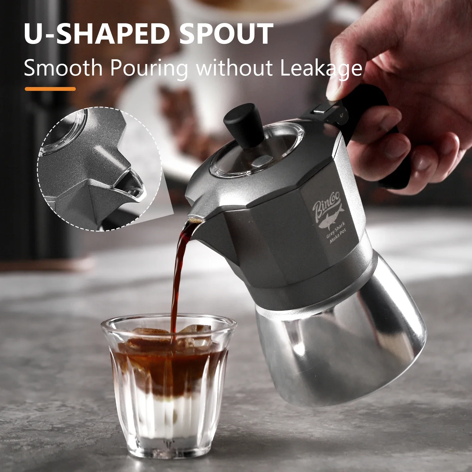 Кофеварка Bincoo Moka Pot на 2 – обзор и цена Camping Cooking Utensils