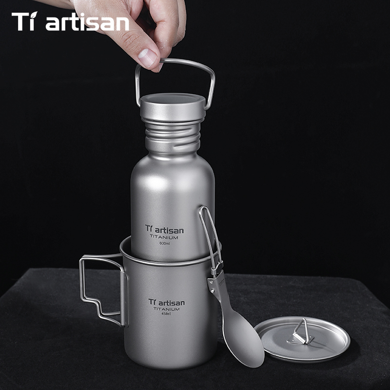 Набор титановой посуды Tiartis – обзор и цена Camping Cooking Mesh
