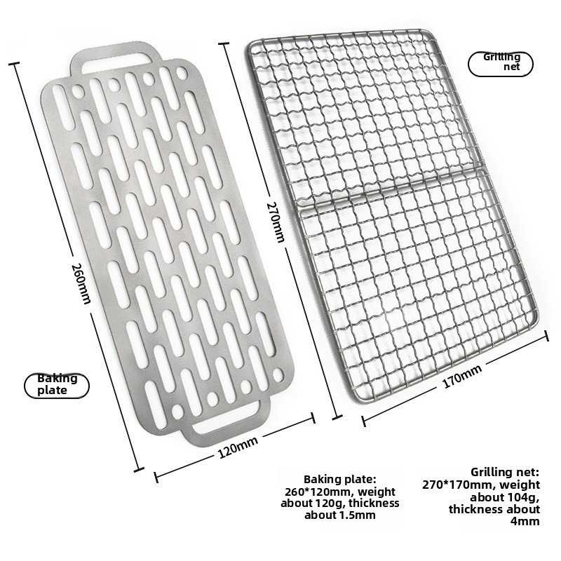 Сетка для гриля из чистого тит – обзор и цена Camping Cooking Mesh