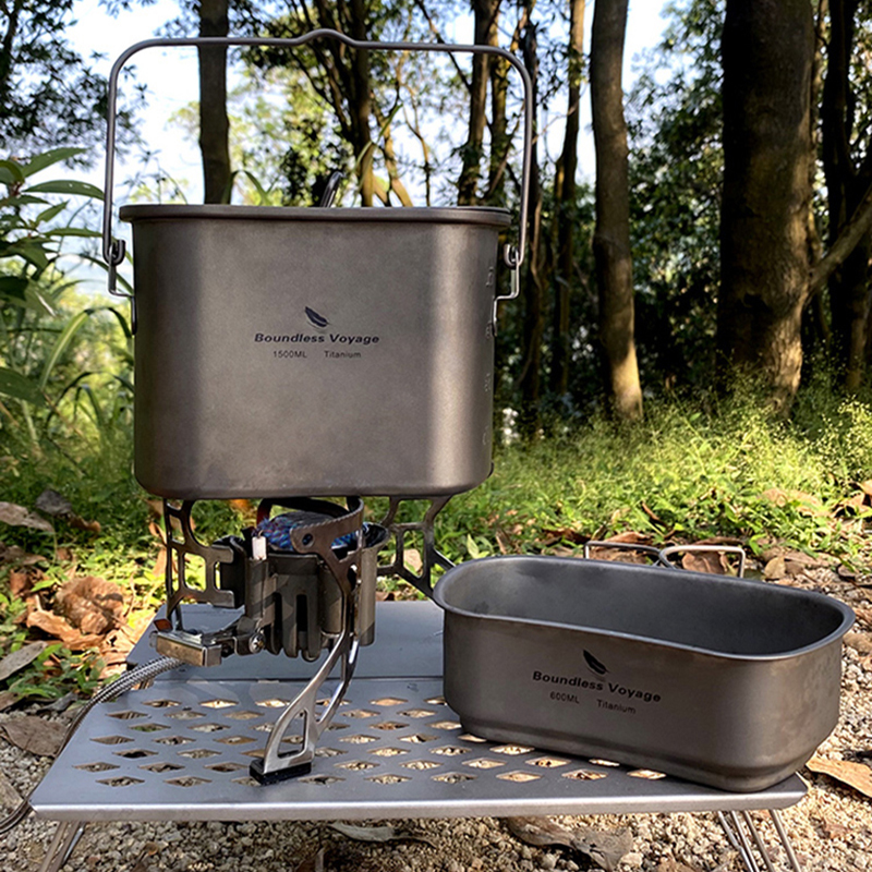 1,5 л военный набор для беспор – обзор и цена Camping Cooking Kit Box