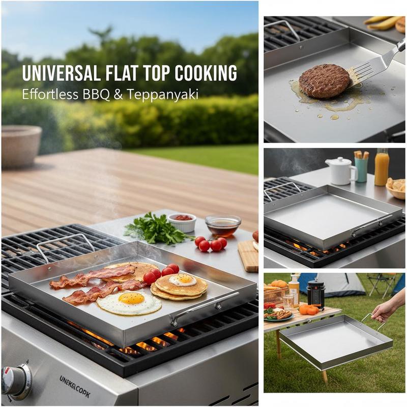 Универсальная плоская сковород – обзор и цена Camping Cooking Pot Stainless Steel
