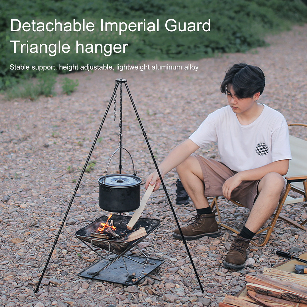 Трехногая подставка для кемпин – обзор и цена Camping Cooking Pot Tripod