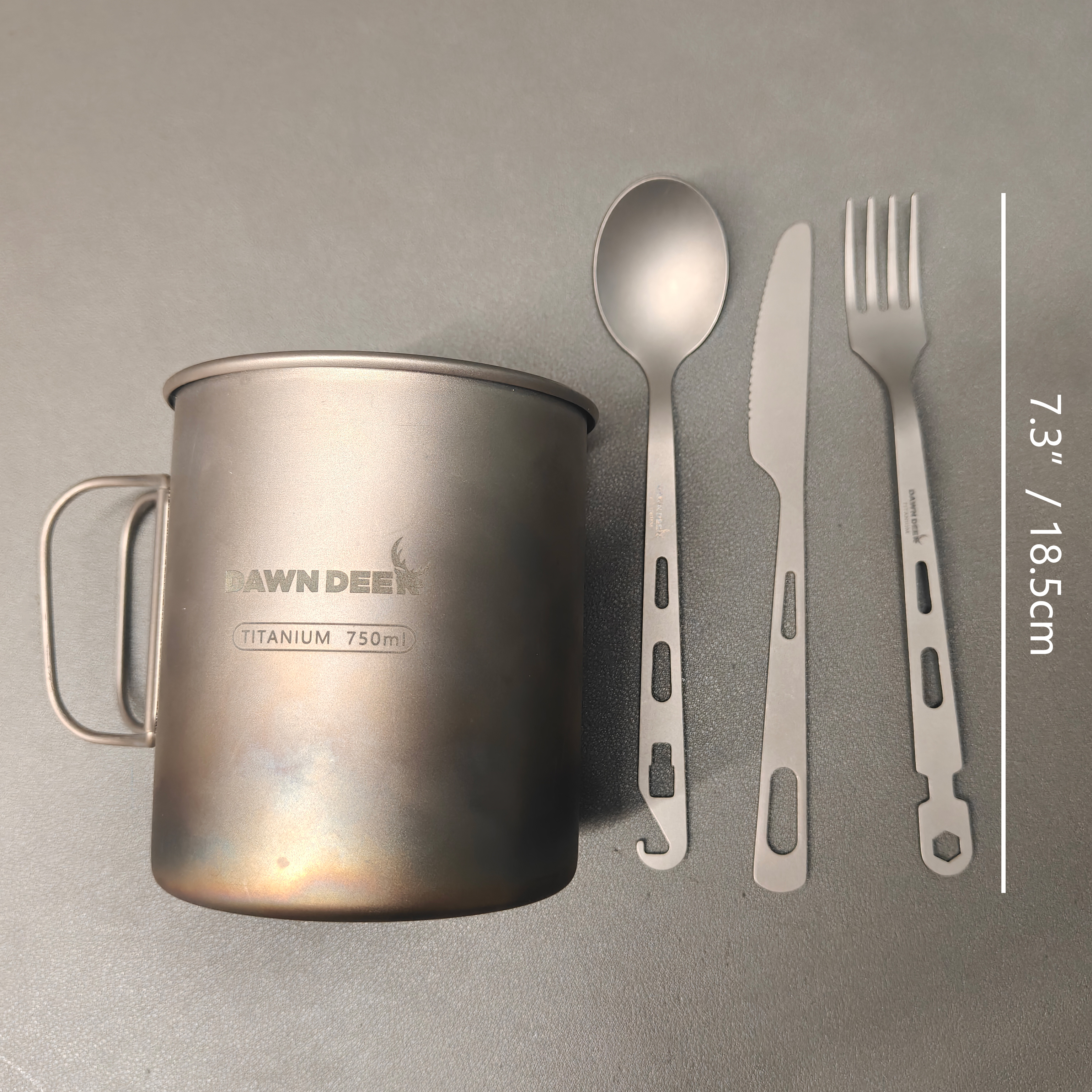 Набор титановых ножей-вилок и  – обзор и цена Camping Cooking And Cutlery Set