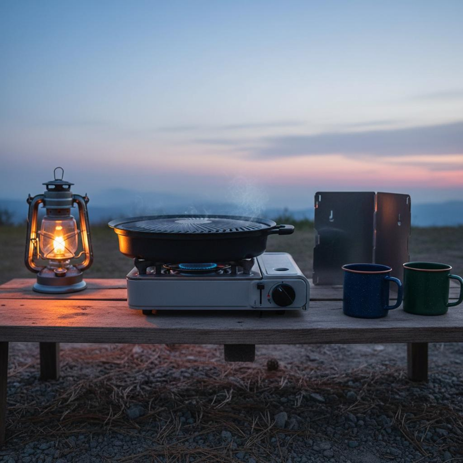 Корейская сковорода-гриль для  – обзор и цена Camping Cooking Utensils