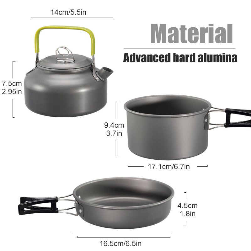 WESTTUNE набор посуды для кемп – обзор и цена Camping Cooking Roll