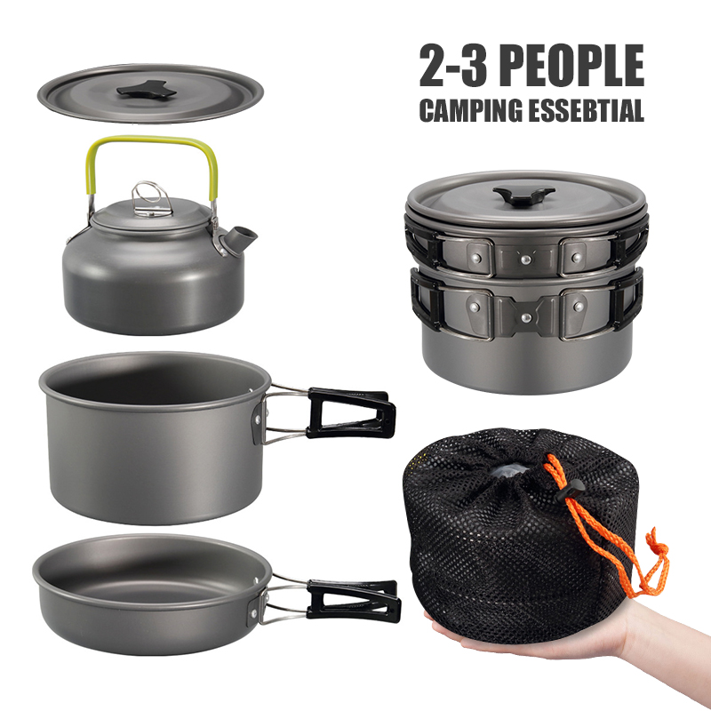 WESTTUNE набор посуды для кемп – обзор и цена Camping Cooking Roll