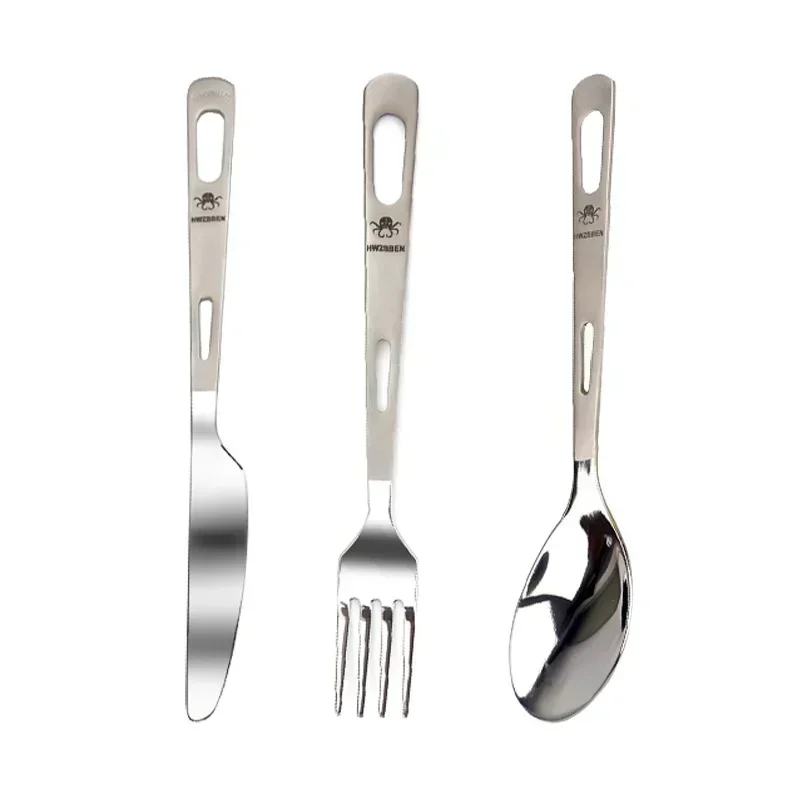 HWZBBEN титановая вилка, ложка – обзор и цена Camping Cooking And Cutlery Set