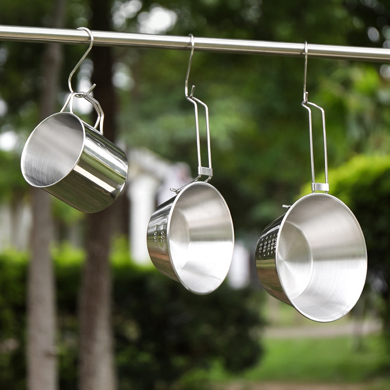 Лидер продаж, нержавеющая стал – обзор и цена Camping Cooking Mess Kit