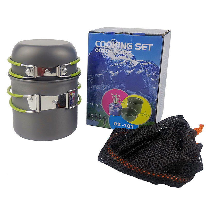 Набор посуды для кемпинга с пл – обзор и цена Camping Cooking Kit Box