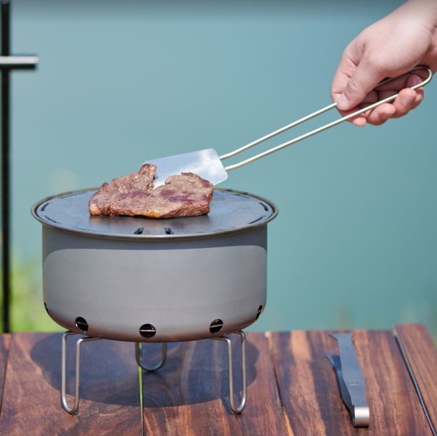 Открытый титановый портативный – обзор и цена Camping Cooking Table With Windshield